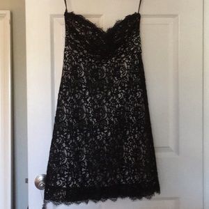 Strapless Lace White House Black Market Dress